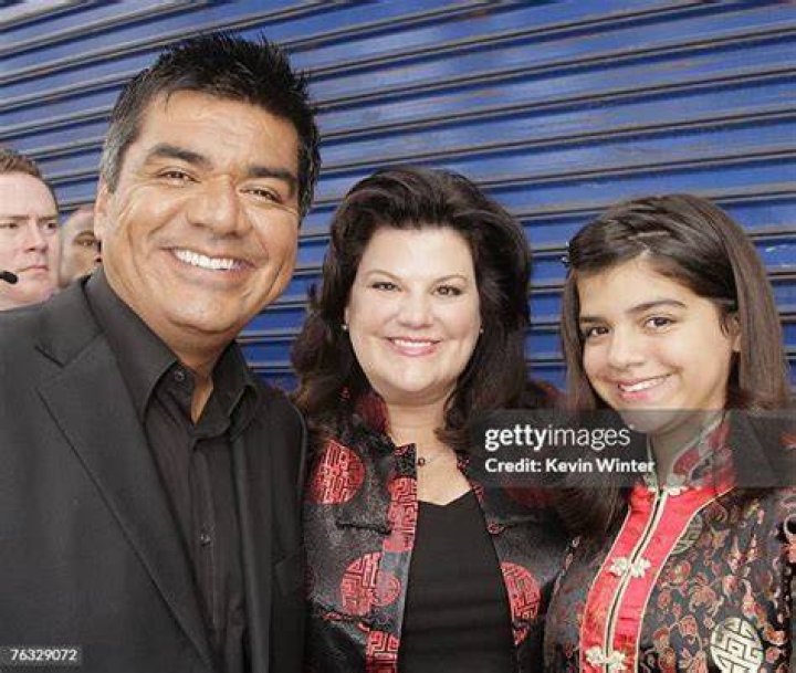Actor George Lopez and Ann Serrano arrive at the AFI Film Festival screening of Innocent Voices at the Arclight Cinemas on November 6 2004 in Hollywood, Los Angeles. | Source: Getty Images